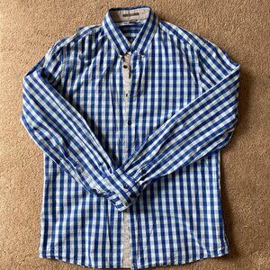 Kenneth Cole Reaction Men's M Grid Shirt